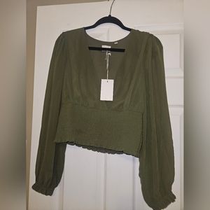 WILFRED Wistful blouse - Green size L
